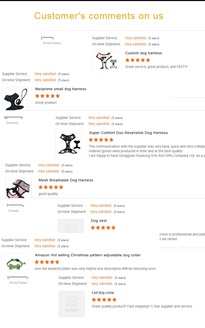 All Kinds of Design Full Sets Dog/Pets Harness Factory Price/Elite Products